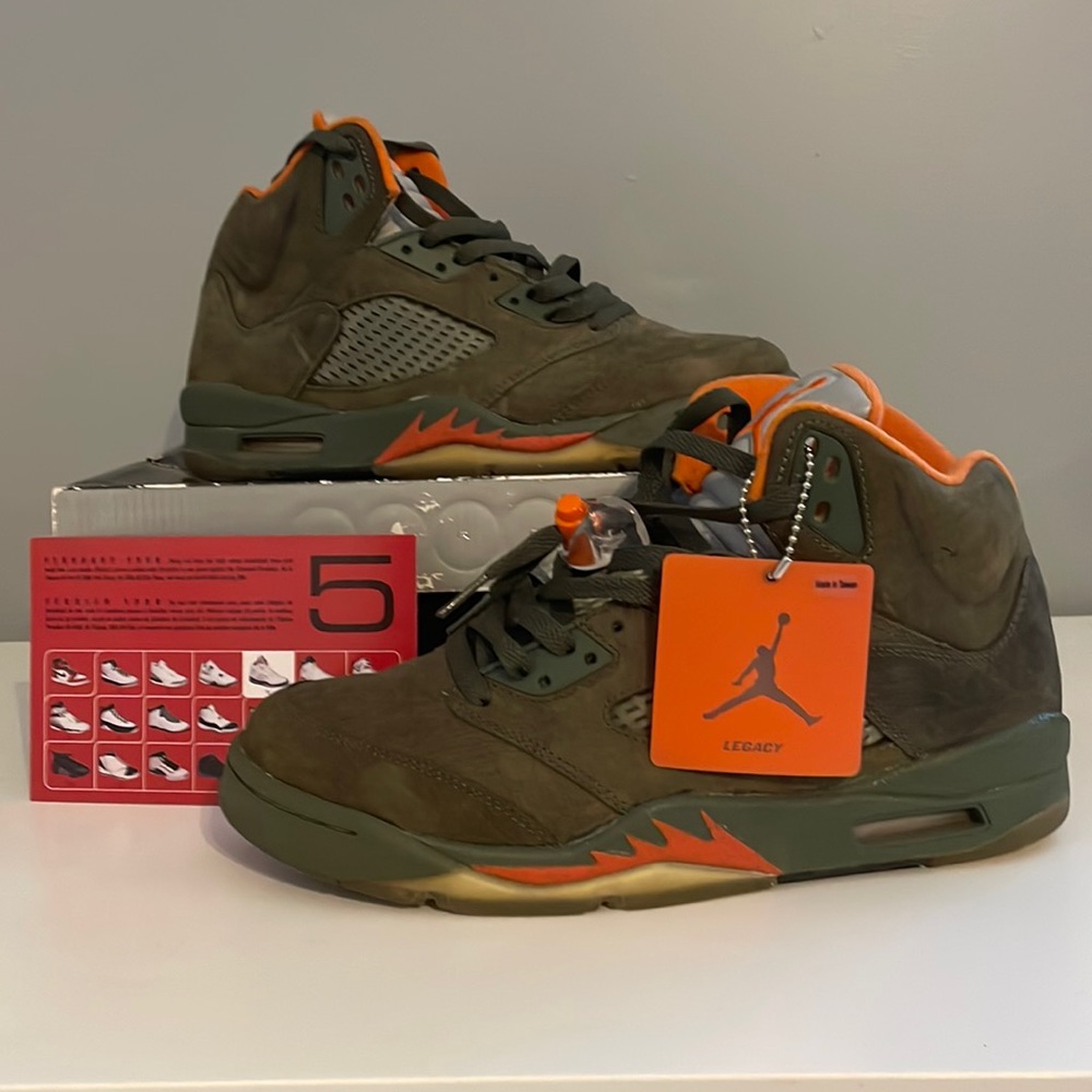 Jordan retro 5 olives rare